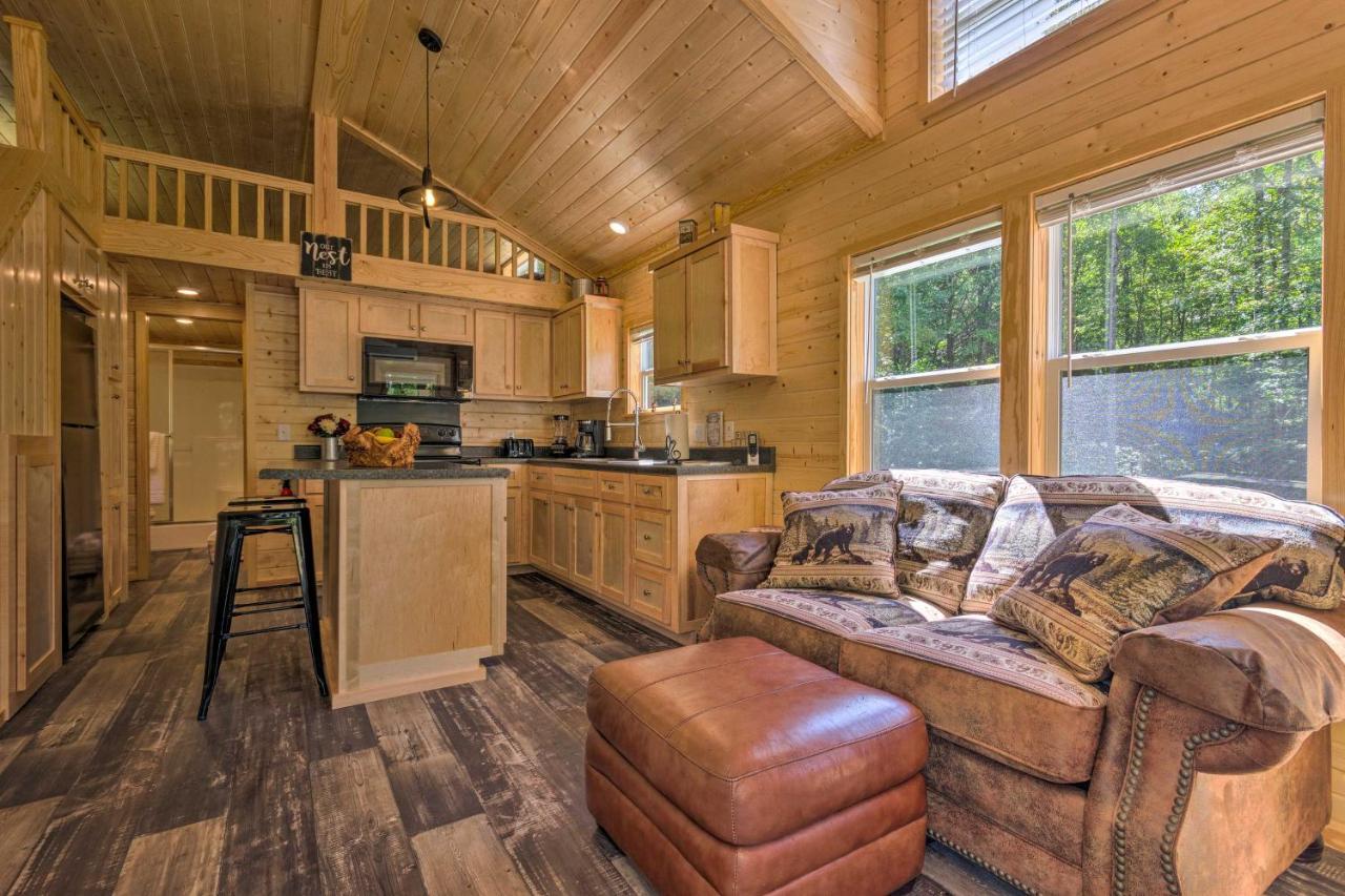 Vila Quaint Mtn Cabin Tiny Living Near Big Adventure Brevard Exteriér fotografie