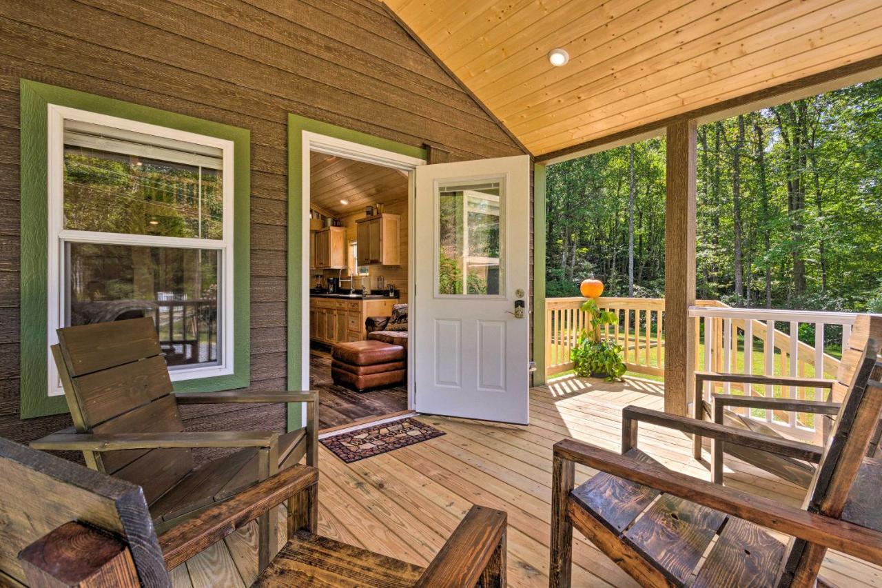 Vila Quaint Mtn Cabin Tiny Living Near Big Adventure Brevard Exteriér fotografie