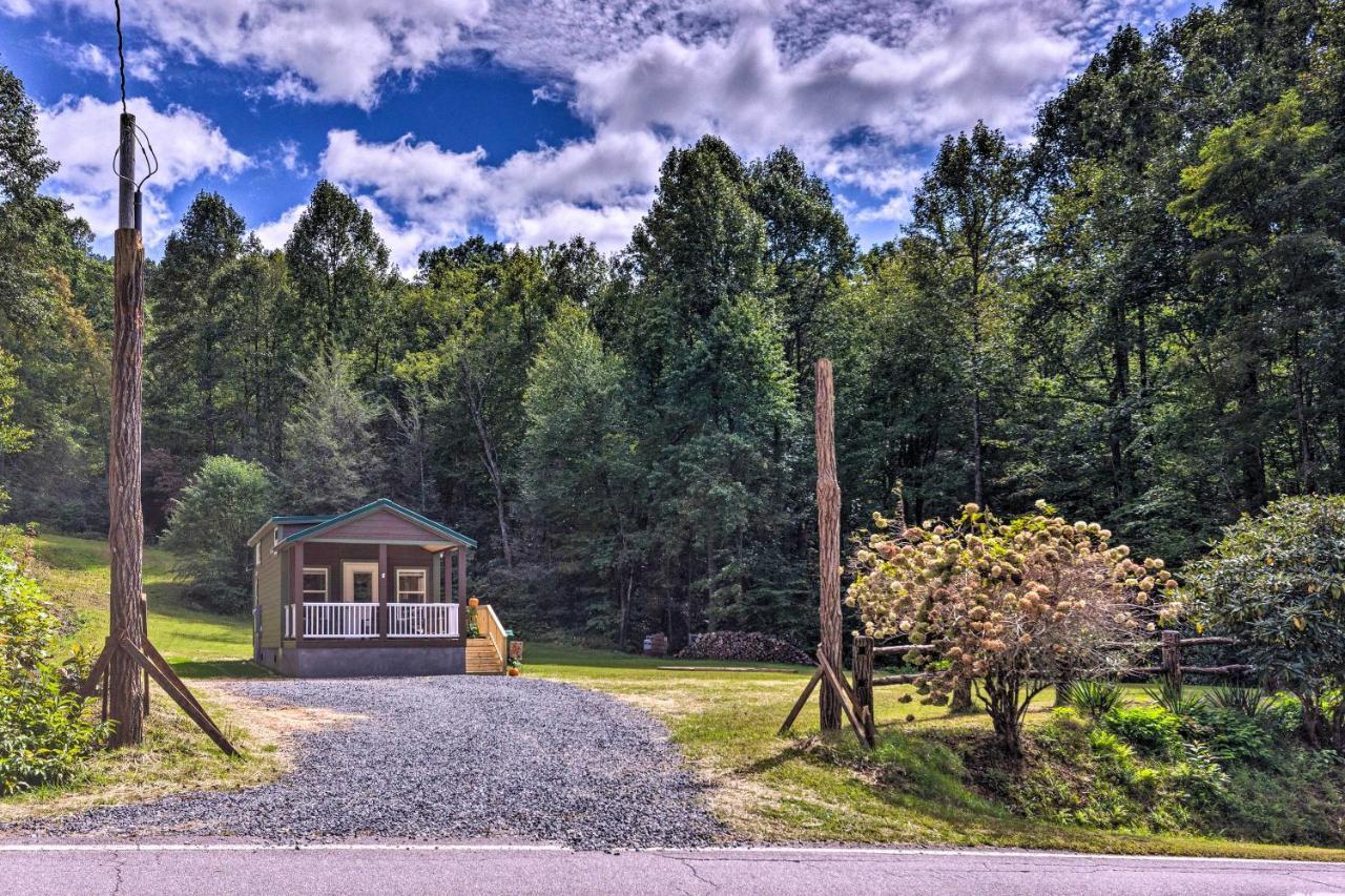 Vila Quaint Mtn Cabin Tiny Living Near Big Adventure Brevard Exteriér fotografie